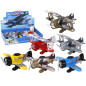 Samolot z napędem śmigłowca aluminiowy kolorowy mix - EAN: 5905884450352