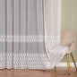Firanka haftowana pasowa 280cm biała 001 EAN: 5907693287051