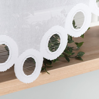 Diaskia panel żakardowy, szerokość 280 x wysokość 120cm, kolor 001 biały