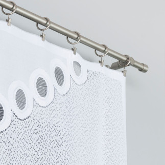 Diaskia panel żakardowy, szerokość 280 x wysokość 120cm, kolor 001 biały