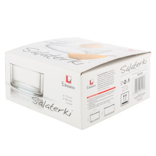 Kpl.salaterek prasowanych śr.17cm + śr. 20cm (color box) (08-065/9)
