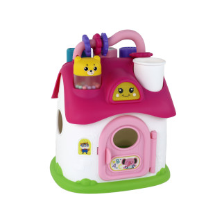 Domek sorter interaktywny różowy puzzle edukacyjny EAN: 5905515355858