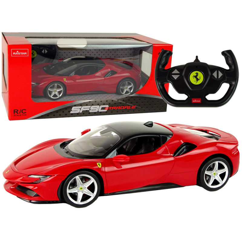 Auto r/c Ferrari SF90 Rastar Czerwone EAN: 5905515356671