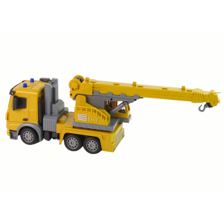 Dźwig pojazd budowlany 2.4g r/c żółta 1:12