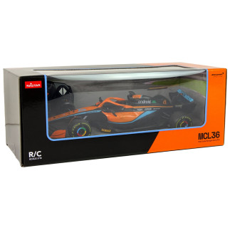 Auto r/c wyścigówka mclaren f1 1:18 pomarańczowy