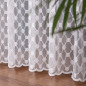 Firanka z aplikacją pasową, wysokość 290 cm, kolor biały 001, EAN: 5907693280915