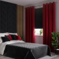 Velvi zasłona gotowa na przelotkach 140x230cm czerwony 043 EAN: 5907693282407