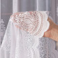 Firanka żakardowa wzór po całości 180cm, kolor biały 001, EAN: 2010000668962