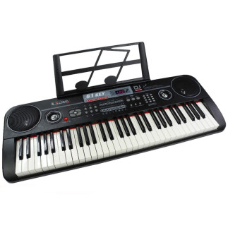 Keyboard organy mikrofon zasilacz czarny EAN: 5908275999669