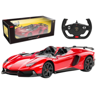 Auto rc rastar 1:12 lamborghini aventador czerwone cabrio