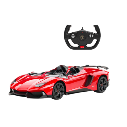 Auto rc rastar 1:12 lamborghini aventador czerwone cabrio