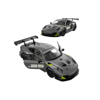 Klocki konstrukcyjne auto rc rastar 1:18 porsche 911 gt2 szare 68 elementów