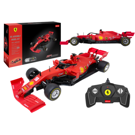 Klocki konstrukcyjne auto rc rastar 1:16 ferrari sf1000 bolid czerwony