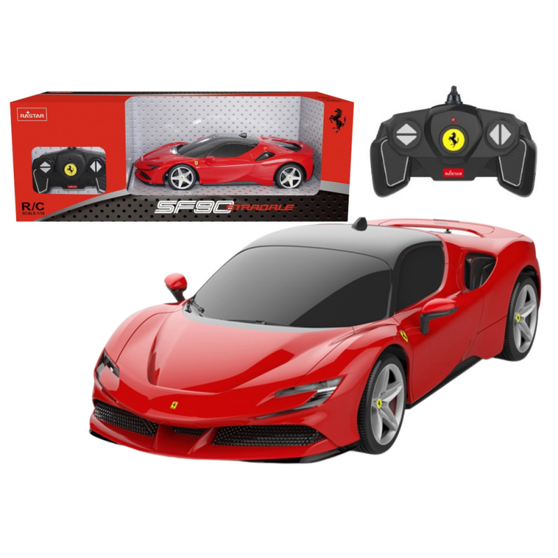 Ferrari SF90 Stradale Czerwone Auto RC 1:18 z EAN 5905991028864