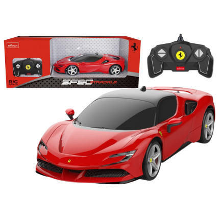 Auto rc rastar 1:18 ferrari sf90 stradale czerwone