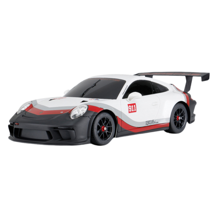 Auto rc 1:18 rastar porshe 911 gt3 biało-szare
