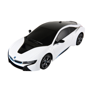 Auto RC BMW i8 Rastar 1:18 Białe - EAN: 5905991028895