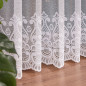 Firanka żakardowa pasowa 250 cm, kolor biały 001 - EAN: 5906450010277
