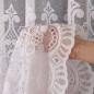 Firanka żakardowa pasowa 250 cm, kolor biały 001 - EAN: 5906450010277