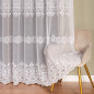 Firanka żakardowa pasowa 250 cm, kolor biały 001 - EAN: 5906450010277