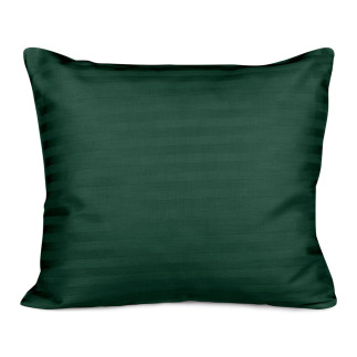 Poszewka Satyna Bawełna Cizgili Dark Green/70X80.
