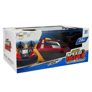 Łódź poduszkowiec zdalnie sterowany 2.4g 20 km/h czerwony