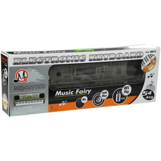 Keyboard mq807 organy pianinko + mikrofon usb