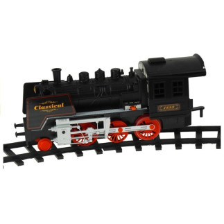 Duża kolejka elektryczna wagony świeci gra 650 cm