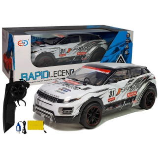 Auto rajdowe zdalnie sterowane 1:10 białe r/c