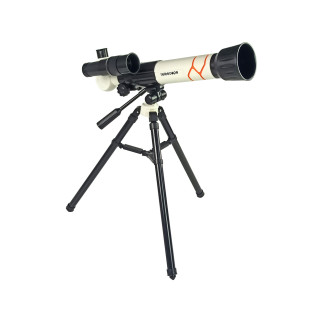 Teleskop naukowy edukacyjny z uchwytem na telefon biały