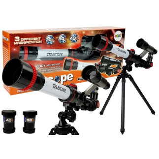 Teleskop naukowy edukacyjny astronomia 20x 30x 40x