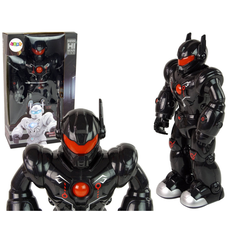 Interaktywny Robot Czarny z Dźwiękiem i Światełkami EAN: 5905515355452