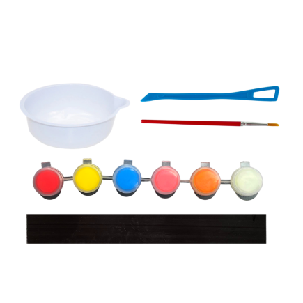 Zestaw DIY do malowania świecących sów - gipsowe magnesy, EAN: 5905214975166