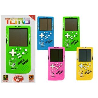 Gra elektroniczna tetris brick game niebieska