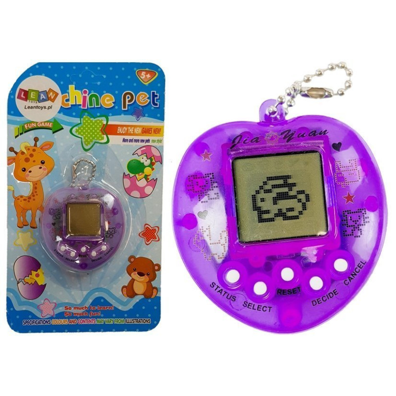 Tamagotchi Fioletowe z Krótkim Łańcuszkiem - EAN: 5907625580038