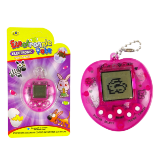 Gra elektroniczna tamagotchi zwierzątko różowa