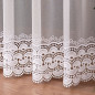 Firanka z aplikacją pasową 280cm, kolor biały - EAN: 5906450011045