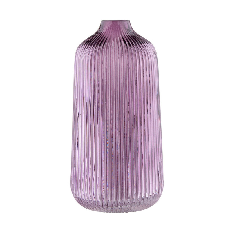 Wazon szklany fioletowy 21 cm (color box) EAN: 5904252343234
