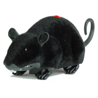Mysz zdalnie sterowana pilotem R/C na kółkach duża czarna EAN: 5905884459027