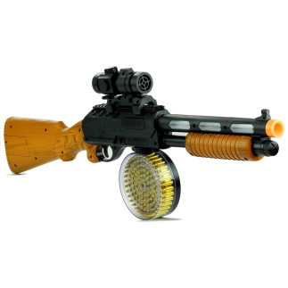 Pistolet broń karabin ak 868-1 świeci gra 60 cm