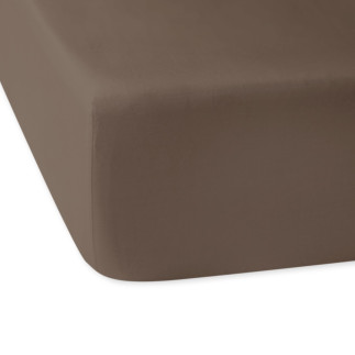 Prześcieradło Satyna Bawełniana Z Gumką Sepia 043/120X200