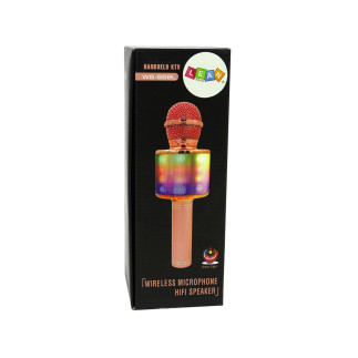 Mikrofon bezprzewodowy usb głośnik nagrywanie karaoke model ws-858 czarny