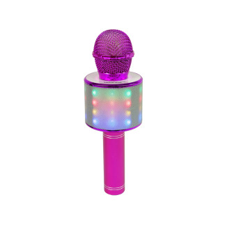 Mikrofon bezprzewodowy usb głośnik nagrywanie karaoke model ws-858 różowy