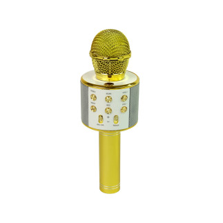 Mikrofon bezprzewodowy usb głośnik nagrywanie karaoke model ws-858 złoty