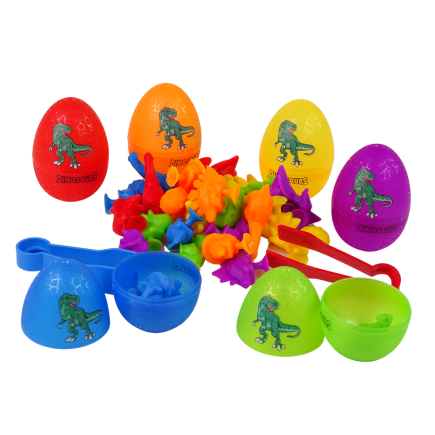 Figurki Jajka Dinozaurów z Przyssawką Guma 5905515351478