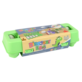 Jaja dinozaura edukacyjny sorter 12 jaj układanka kształty