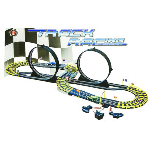 Tor samochodowy track racing dwa auta 565 cm