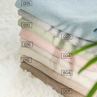 Molly zasłona gotowa na przelotkach, szerokość 140cm x wysokość 250cm, kolor 015 ciemny beżowy