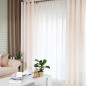 Zasłona Jodełka kremowa 140x250 cm na przelotkach, EAN: 5906450006331