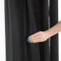 Zasłona Jodełka czarna 140x250cm na przelotkach, EAN: 5906450006379 Zasłona Jodełka czarna 140x250cm na przelotkach, EAN: 5906450006379